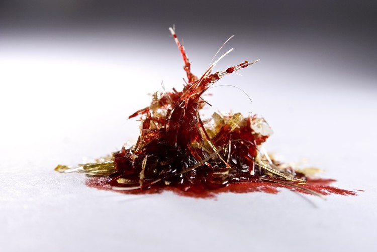 Red Shattered Glue