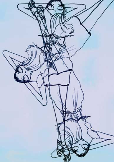 flying girls