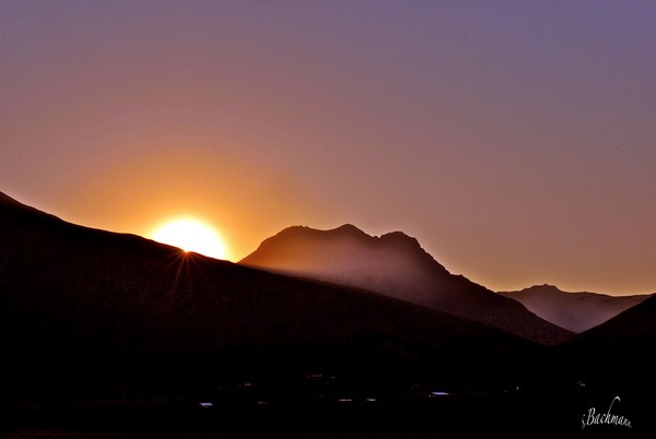 The sun breaking through !