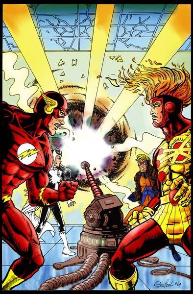 Justice League Cover Art Starring The Flash and...