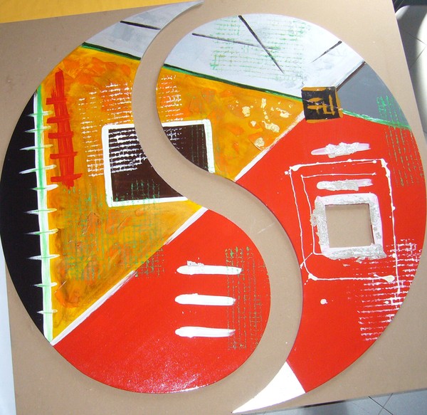 Ying Yang Abstract