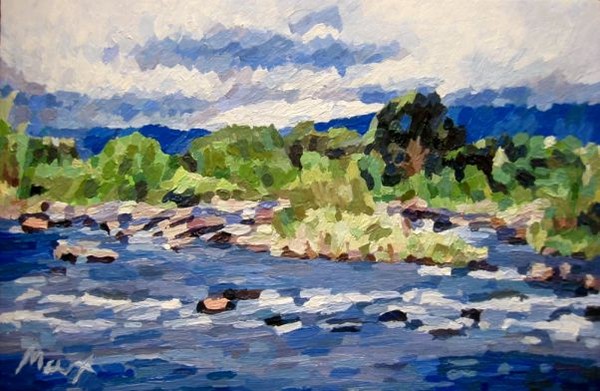 Esclavos River in Guatemala