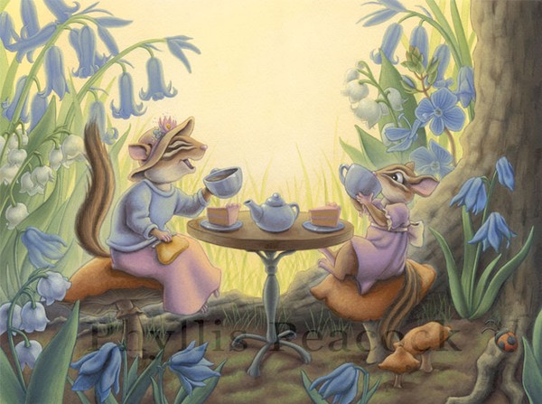 Chipmunk Tea Party