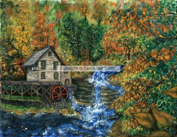 Grist Mill in Autumn