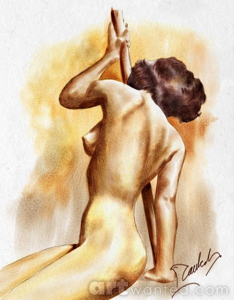 lady with pipe
