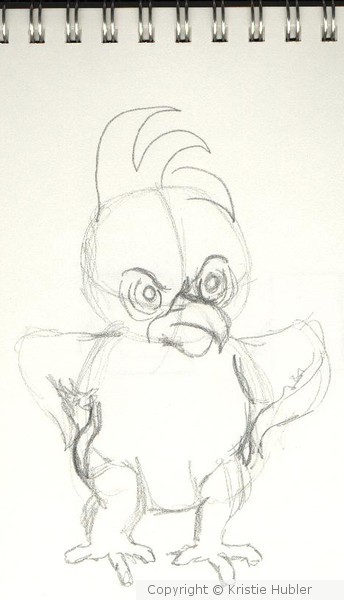An Angry Bird, Kristie's interpretation