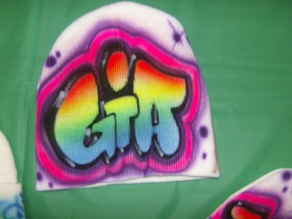 airbrush winter hat