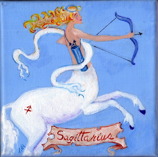 zodiac sagittarius huntress