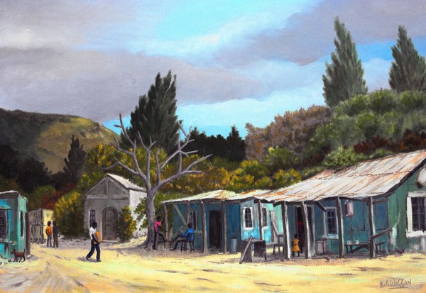 Oil - SOLD - Namanga Kenya - Bill Wiggan