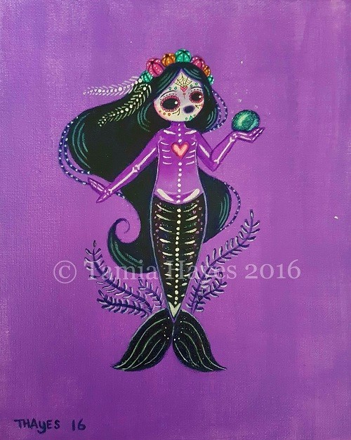 Dia de los Muertos- Violeta