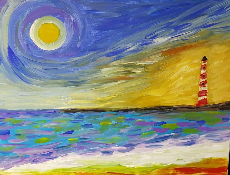 Lighthouse at Dusk
