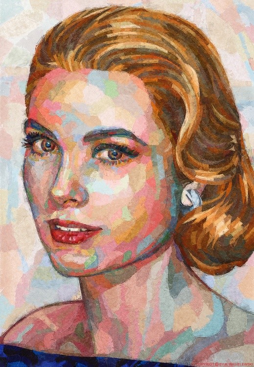 woman portrait grace kelly