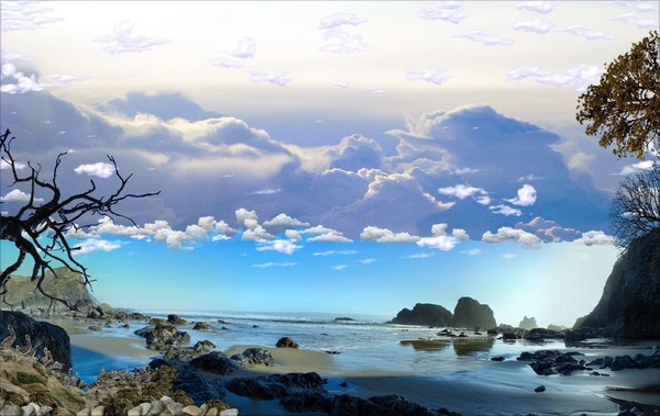 1256-Big Sky Over California