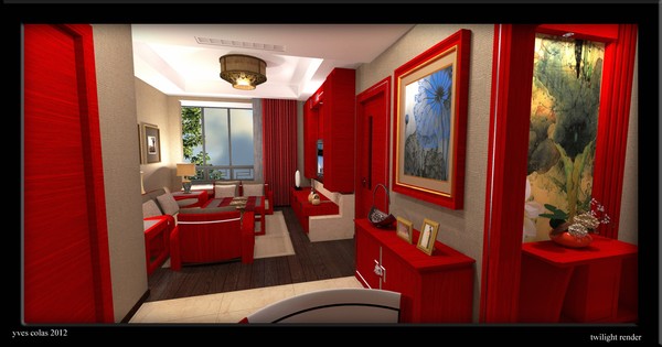 red decor