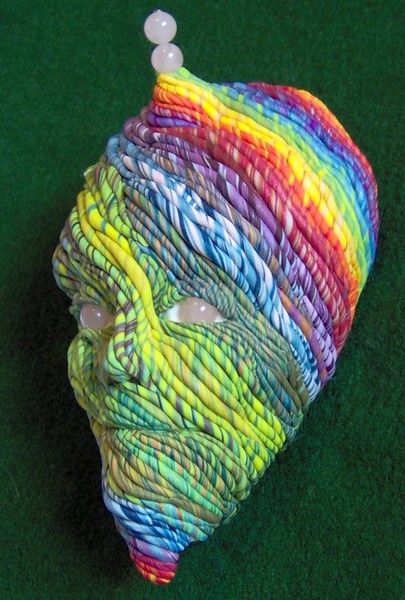 Rainbow Spirit Face Sculpture