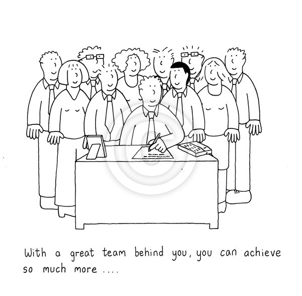With a great team behind you...