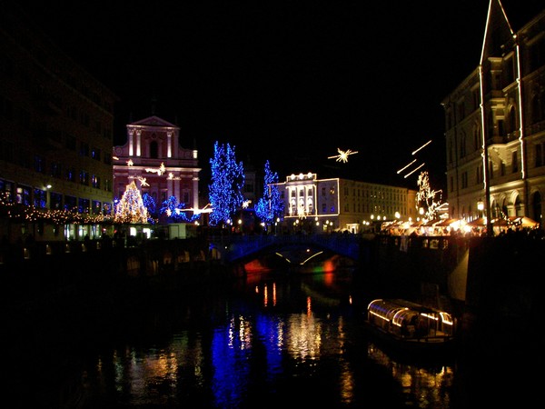 My Ljubljana - hometown - Slovenia - three bridges