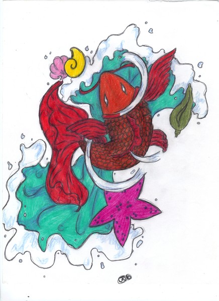 koi tattoo deisgn