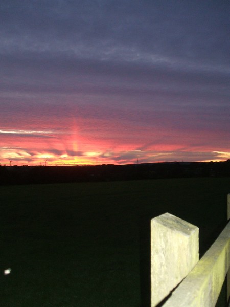 sun set to day