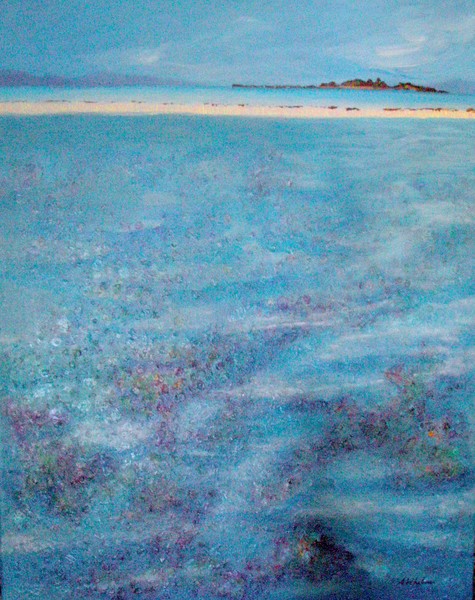 Candy Corals Acrylics 60x77cm