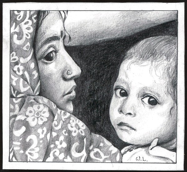 Lady and baby