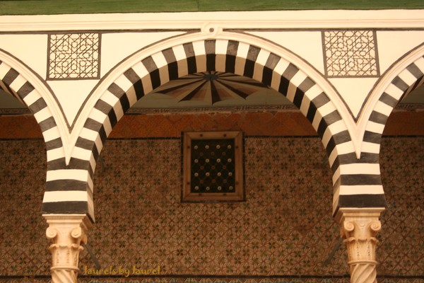 Arches inside the Bardo Museum