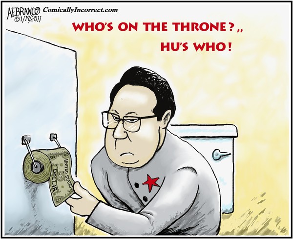 Hu's On The Throne (Cartoon)