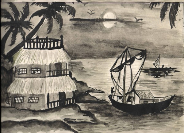 Mono color Painting