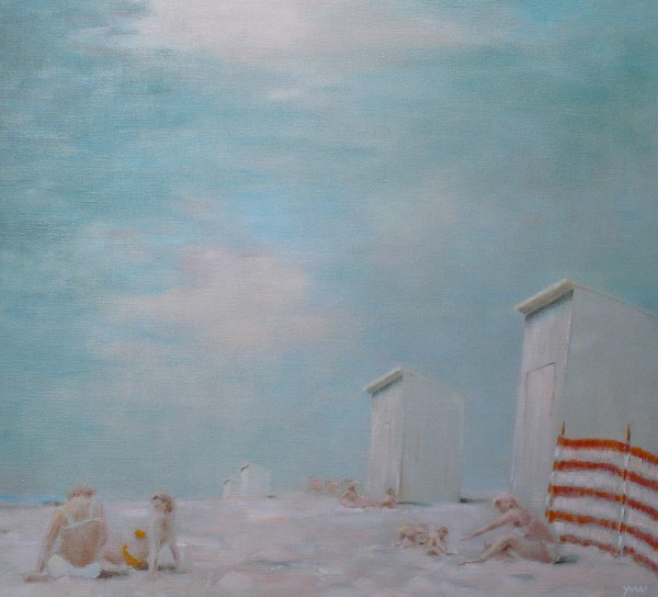 on the beach
