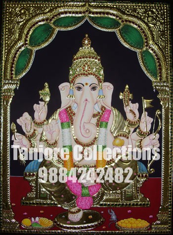 Tanjore Paintigns Ganesha