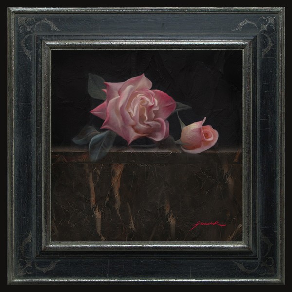 roses on marble