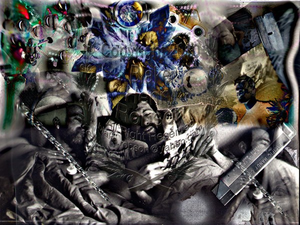 Two Dads Collage Art