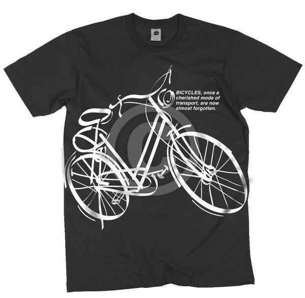 BASIKAL ON BLACK T SHIRT