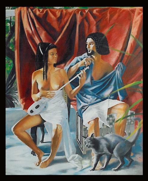 Joseph and Potiphar's wife.