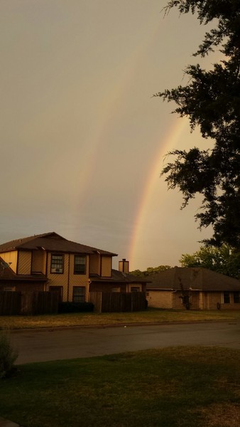Double Rainbow on the eve of Memorial Day