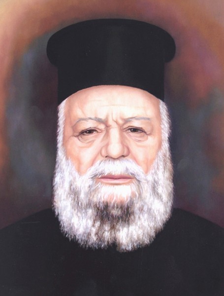 Old greek priest