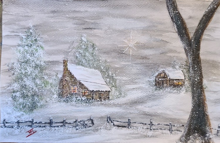 WARMTH  WATERCOLOR