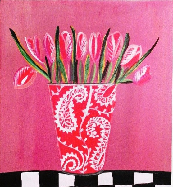 Pink tulips