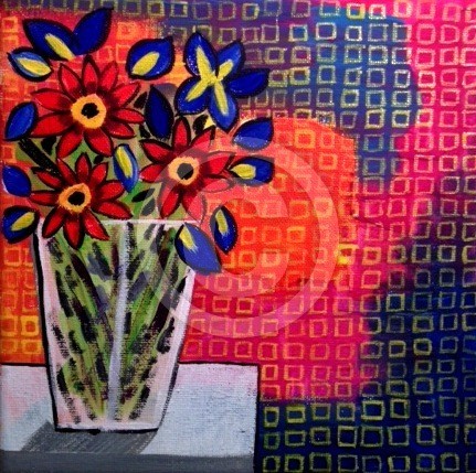 Flowers in water