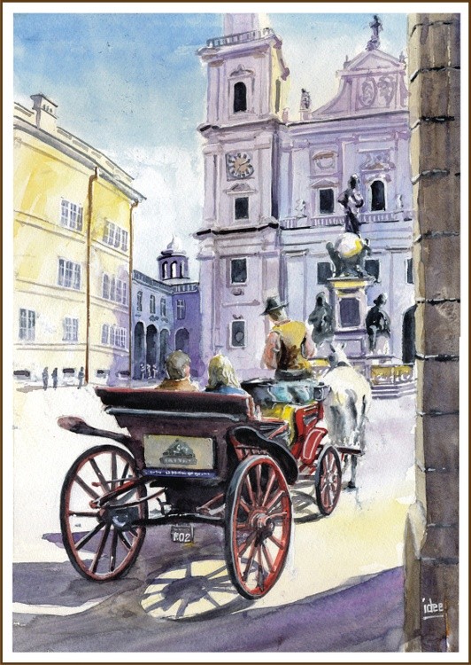 A romantic ride in Salzburg