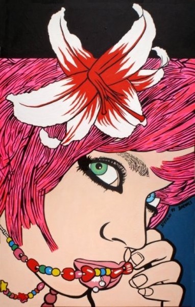 Stefani 150 x 90 cm Acrilico sobre lienzo