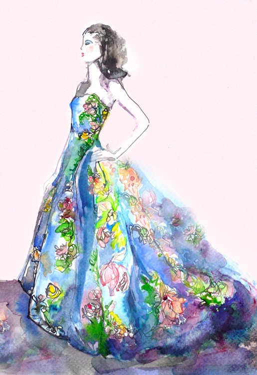 Carolina Herrera gown