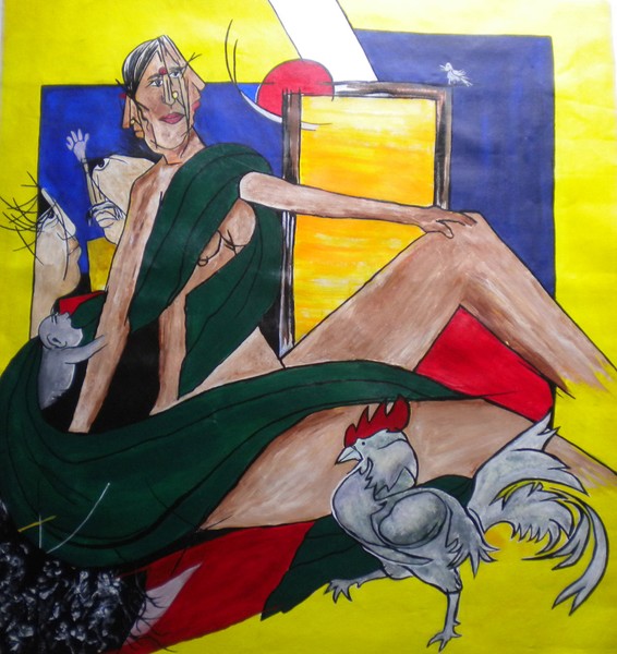 Good Morning34x36in.Acrylic on canvas