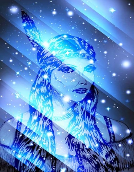 starry indian maiden