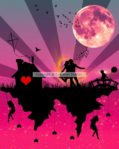 Romantic Vector Artwork