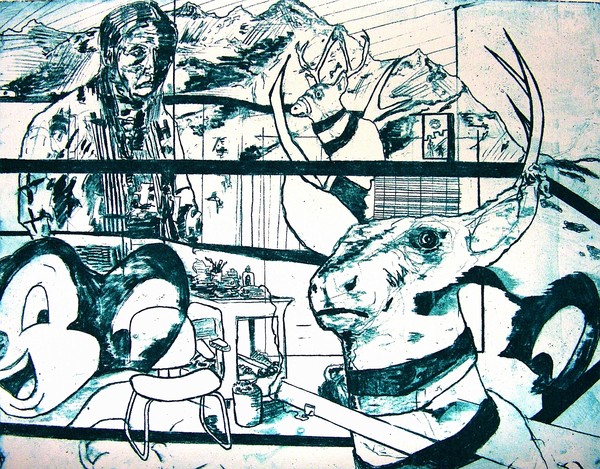 The Blue Deer Lives by John Pleak