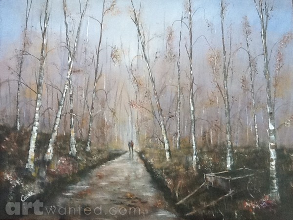 Birch trees in Autumm