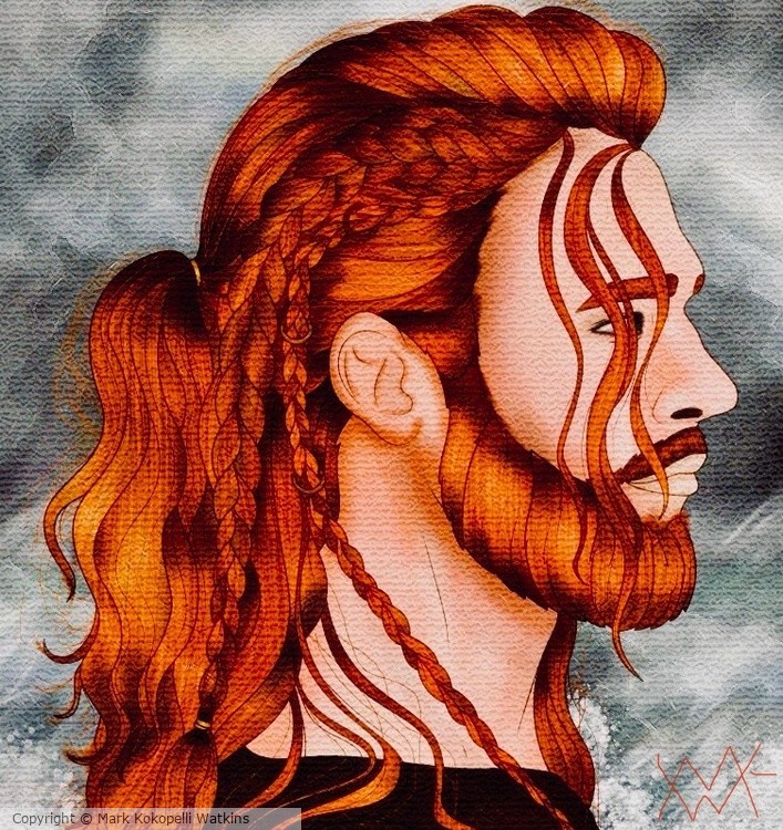 “Viking King,” ©2024, by Mark Kokopelli Watkins