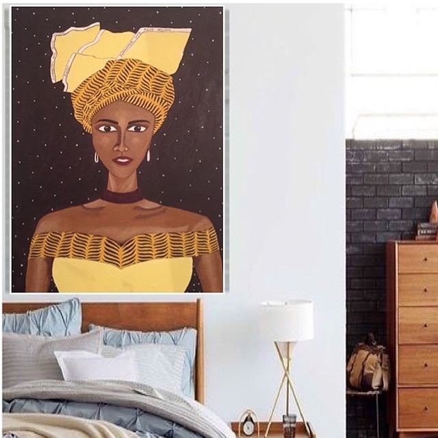 African Woman - - - -artistsunitedforstandingrock artnigeria artworldwide artfido artbaselartwork ar