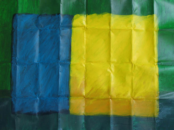 blue and yellow chakra